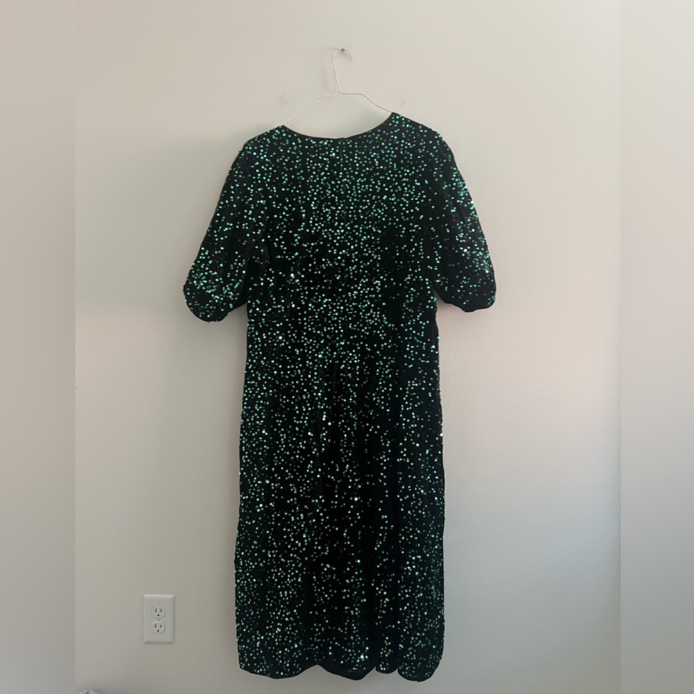 Ivy City Co. Vivian Sequin Puff Sleeve Midi Dress – Women’s 1X NWT - Picture 4 of 4